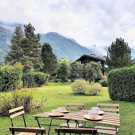 Chamonix Appartement Vue Mont Blanc Avec Jardin Bagian luar foto