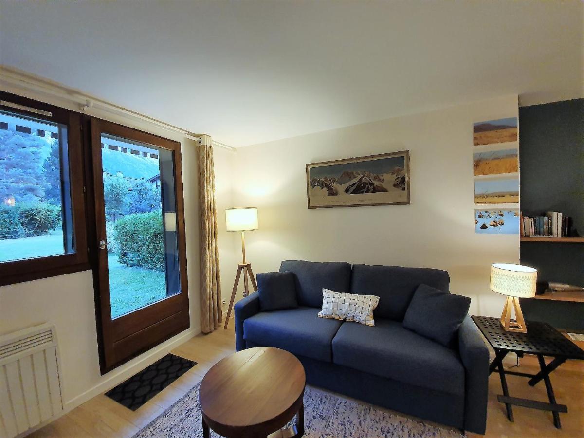 Chamonix Appartement Vue Mont Blanc Avec Jardin Bagian luar foto